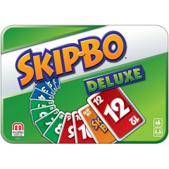 Mattel Mattel Games SKIP-BO Deluxe Metallbox Mattel Games SKIP-BO Deluxe Metal Box