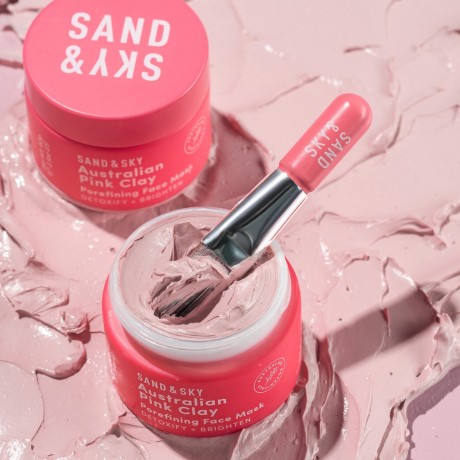 Sand  Sky Australian Pink Clay Porefining Face Mask  Очищающая маска для лица с австралийской розовой глиной
