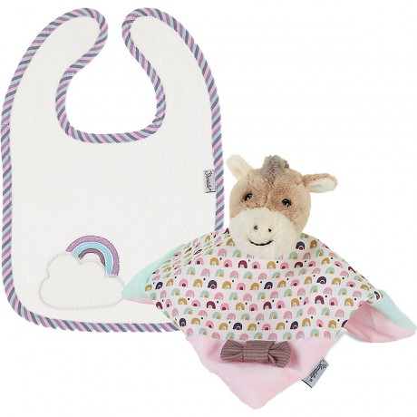 Sterntaler Geschenk-Set Pony Pauline Schnuffeltuch  Latzchen Подарочный набор Pony Pauline нагрудник