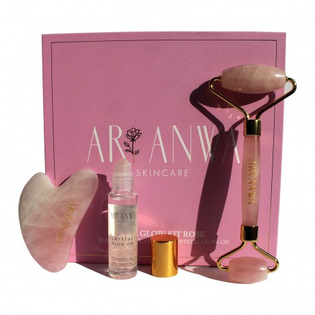 ARI ANWA Skincare The Glow Kit Rose  Светящийся комплект розы