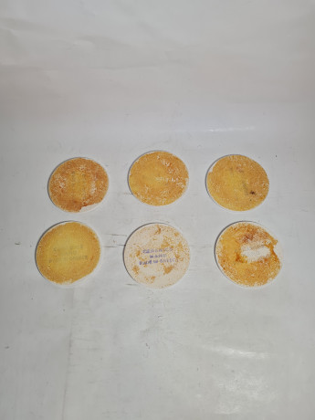 Набор декоративных винтажных тарелок Ceramics Greece, 6 шт., ручная работа, Греция. 1970-80гг.