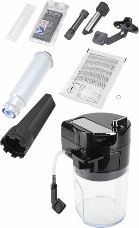 Krups Krups Kaffeevollautomat EA829G Espresseria Automatic Latt'Espress, mit kompact-LCD Display, integrierter Milchbehalter Полностью автоматическая кофемашина Krups EA829G Espresseria Automatic Latt'Espress, с компактным ЖК-дисплем и встроенным контейн