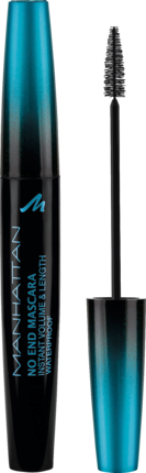 MANHATTAN Cosmetics Тушь для ресниц No End Mascara waterproof Black 1010N, 8 мл