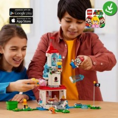 LEGO LEGO Super Mario 71407 Katzen-Peach-Anzug und Eisturm – Erweiterungsset LEGO Super Mario 71407 Костюм кота Персика и дополнительный набор «Ледяная башня»