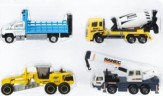 Mattel Matchbox Multipack: 4 Baustellenfahrzeuge mit beweglichen Teilen Matchbox Multipack: 4 строительные машины с движущимися частями