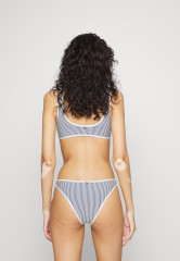 Tommy Hilfiger HIGH LEG Bikini bottoms indigo blue/white HIGH LEG Плавки бикини синий индиго/белый