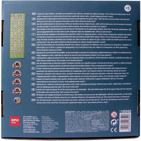 APLI Kids Autorennen Brettspiel (Racing Game) Настольная игра Car Racing (Гоночная игра)