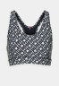 Tommy Hilfiger INTENSITY BRA Medium support sports bra monogram prep border INTENSITY BRA Спортивный бюстгальтер со средней поддержкой рамка для монограммы