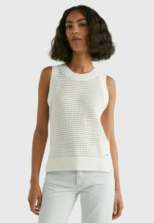 Tommy Hilfiger OPEN Top ecru ОТКРЫТО отлично экрю