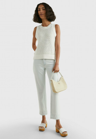 Tommy Hilfiger OPEN Top ecru ОТКРЫТО отлично экрю