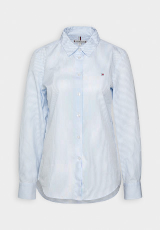 Tommy Hilfiger ITHAKA Button-down blouse blue ITHACA Блузка на пуговицах синий