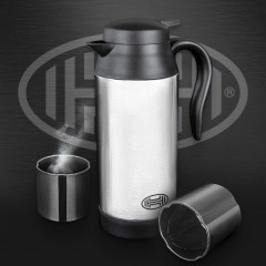 HEYNER HEYNER Reise-Wasserkocher Wasserkocher Reisewasserkocher elektr. + Tasche + 2 Becher 750 ml 12V  Электрический дорожный чайник HEYNER. Электрический дорожный чайник. + пакет + 2 чашки 750 мл 12В
