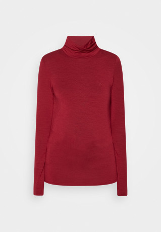 Tommy Hilfiger SLIM ROLL NECK  Long sleeved top rouge SLIM ROLL NECK Топ с длинными рукавами румяна