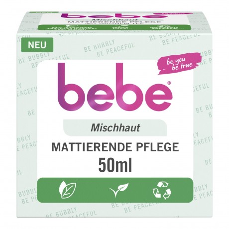 bebe Gesichtspflege Mattierende Pflege  Уход за лицом Матирующий уход