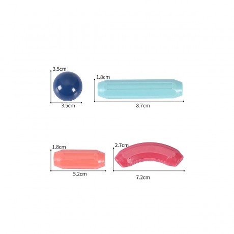 Debuy Starke magnetische Bauklotze Kinder Magnetspielzeug padagogische hundert andern magnetischen Stick Magnetische Stabe 130 Stuck verpackt Сильные магнитные строительные блоки