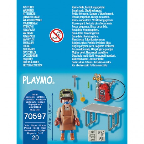 PLAYMOBIL PLAYMOBIL 70597 Schweisser mit Ausrustung Сварочный аппарат PLAYMOBIL 70597 с оборудованием
