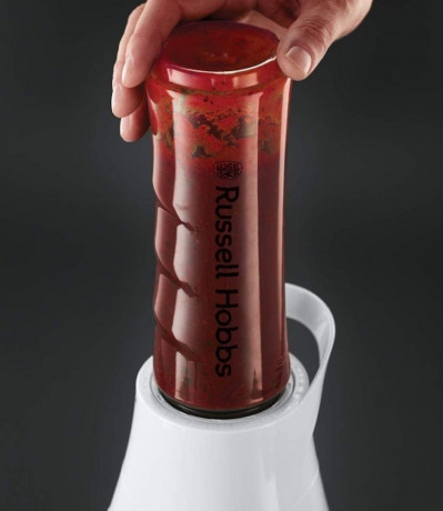 RUSSELL HOBBS RUSSELL HOBBS Smoothie-Maker 2in1 Smoothie Maker Explore MixGo Juice, Zitruspresse und Stand-Mixer, BPA Frei, spulmaschinengeeigneter Kunststoffbehalter, mit Trinkoffnung  RUSSELL HOBBS Smoothie Maker 2in1 Smoothie Maker Изучите MixGo Соковы