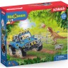 Schleich Schleich Dinosaurier 41464 Gelandewagen mit Dino-Aussenposten Schleich Dinosaur 41464 Gelandewagen с Dino Outpost