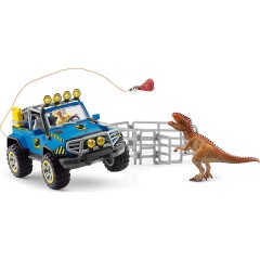 Schleich Schleich Dinosaurier 41464 Gelandewagen mit Dino-Aussenposten Schleich Dinosaur 41464 Gelandewagen с Dino Outpost