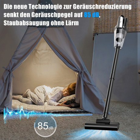 OKWISH OKWISH Akku-Handstaubsauger Handstaubsauger Autostaubsauger Staubsauger Bodenstaubsauger Kabellos, 100,00 W, Beutellos, 3 in 1 7500Pa 6000mA-Akku Wohnungen Auto + Licht Aufbewahrungstasche  OKWISH беспроводной ручной пылесос, ручной пылесос, автомо
