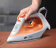 Braun Braun Dampfbugeleisen TexStyle 1 SI 1009 OR, 1900 W, mit Antihaftbeschichtung und Prazisionsspitze, 1900 Watt, Orange  Паровой утюг Braun TexStyle 1 SI 1009 OR, 1900 Вт, с антипригарным покрытием и прецизионным наконечником, 1900 Вт, оранжевый