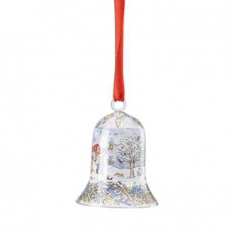 Hutschenreuther Hutschenreuther Jahresartikel Weihnachten 2022 Glasglocke 'Weihnachtsabend' d: 7 cm Ежегодная статья Hutschenreuther Рождество 2022 г. Стеклянный колокольчик "Сочельник" d: 7 см