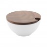 Friesland Friesland Chai Weiss - Nussbaum Zuckerdose mit Holzdeckel aus Nussbaumholz d: 10 cm Friesland Chai Weiss - сахарница из ореха с деревянной крышкой из ореха d: 10 см