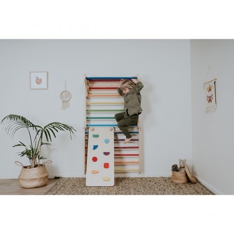 leggo Kletterdreieck Sprossenwand mit Rampe Восхождение на треугольную шведскую стенку с рампой