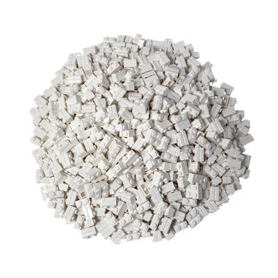 LEGO LEGO 1x2 Mauersteine Weiss - 50 Stuck - White masonry brick 98283 LEGO 1x2 кирпичи белые — 50 штук — Белый кирпич для кладки 98283
