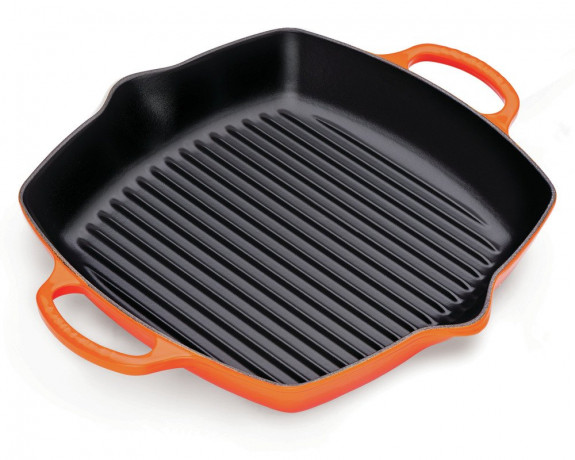 Le Creuset LE CREUSET Grillpfanne Signature mit zwei Griffen orange LE CREUSET Фирменная сковорода-гриль с двумя ручками