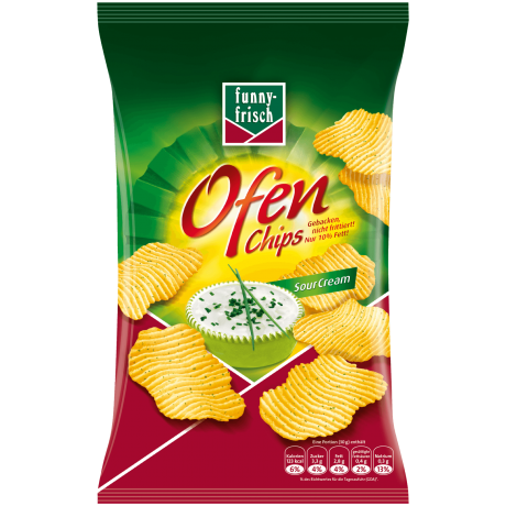 Funny-frisch Картофельный снэк со сметаной 150г
