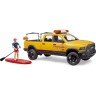 Bruder bworld Set Life Guard Power Wagon mit Figur Light bworld Set Life Guard Power Wagon с фигуркой