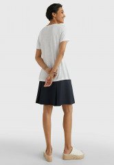 Tommy Hilfiger SLUB V-NECK Basic T-shirt th optic white SLUB V-NECK Базовая футболка й птический белый