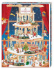 Niederegger Adventskalender Pyramide 300g, Адвент-календарь 2025 "Пирамида", 24 сладких сюрприза, 40см х 30см, 300 грамм