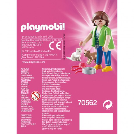 PLAYMOBIL PLAYMOBIL 70562 Frau mit Katzenbabys PLAYMOBIL 70562 Женщина с котятами