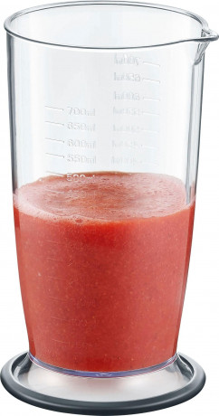 Graef Graef Stabmixer HB 501, 3 teiliges Zubehor Set, weiss, Mixstab, Purierstab, Zerkleinerer Schwarz Ручной блендер Graef HB 501, набор аксессуаров из 3 предметов, белый, палочка для смешивания, палочка для очистки, измельчитель