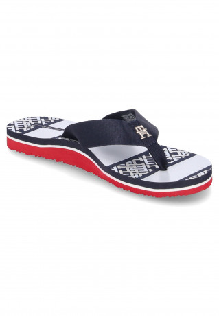 Tommy Hilfiger MONOGRAM ESSENTIAL Pool shoes blau MONOGRAM ESSENTIAL Обувь для бассейна синий