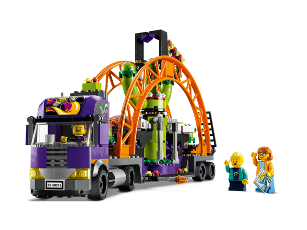 Lego LKW mit Weltraumkarussell Грузовик с космической каруселью