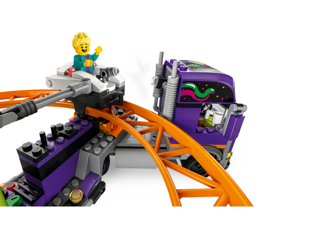 Lego LKW mit Weltraumkarussell Грузовик с космической каруселью