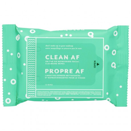 Patchology CLEAN AF Facial Cleansing Wipes Gesichtsreinigungstuch Reinigung, 15 шт.