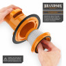Brandson Brandson Akku-Handstaubsauger, 85 W, beutellos, Akku Handstaubsauger mit HEPA-Filter Beutellos  Беспроводной ручной пылесос Brandson 85 Вт Беспроводной ручной пылесос без мешка с HEPA-фильтром без мешка
