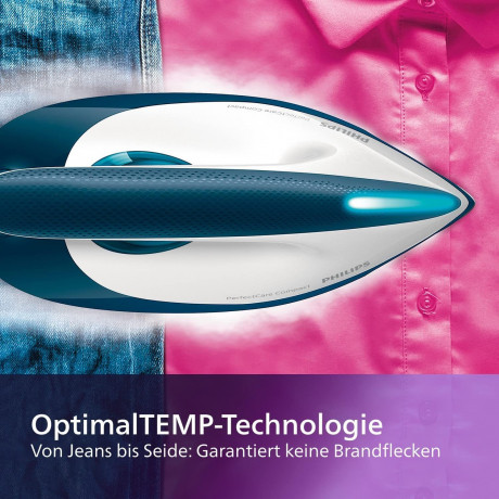 Philips Philips Dampfbugelstation OptimalTemp, Bugelstation Dampf Bugelstationen mit Dampfstation, 1500,00 ml Wassertank, 1,5L Tank abnehmbar, Dampf, Dampfbugeleisen,Dampfbugelstation  Паровая гладильная станция Philips OptimalTemp, гладильная станция пар