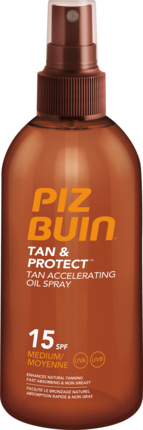 Piz Buin Масло для загара спрей  Tan и Protect LSF 15, 150 мл