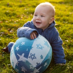 Hoppediz Kinderball Luftballon-Hulle Singapur blue Детский шар-чехол Сингапур синий