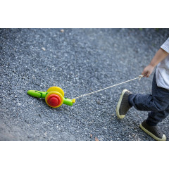 PLANTOYS Push+Pull Nachziehtier Schnecke Nachziehspielzeug Игрушка «тяни-толкай» Игрушка-улитка