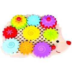 Lelin Holzspielzeug Motorikspiel Igel Деревянная игрушка игра на моторику ёжик