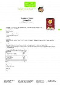 Krauterhaus Sanct Bernhardt Bolognese Sauce Vegetarian, 450 г