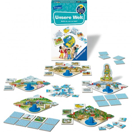 Ravensburger Wieso?? Weshalb?? Warum?? Mitbringspiel Как же так?? По какой причине?? Почему?? взять с собой игру