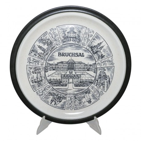 Goebel Oeslauer Manufaktur Bavaria, Мануфактура Гебель Коллекционная фарфоровая тарелка "Брухзаль" 32см