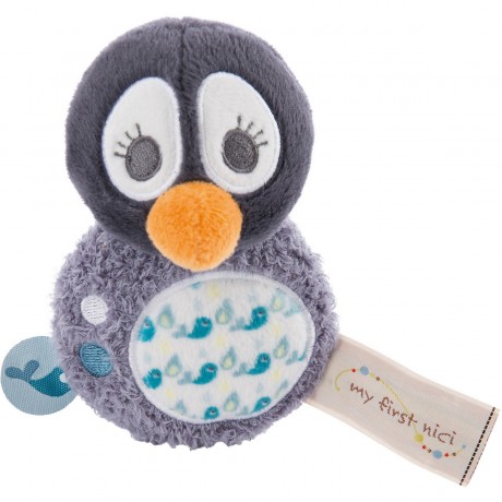 NICI Greifling Pinguin Watschili mit Rassel 12 cm (46587) Игрушка-клатч пингвин Watschili с погремушкой 12 см (46587)